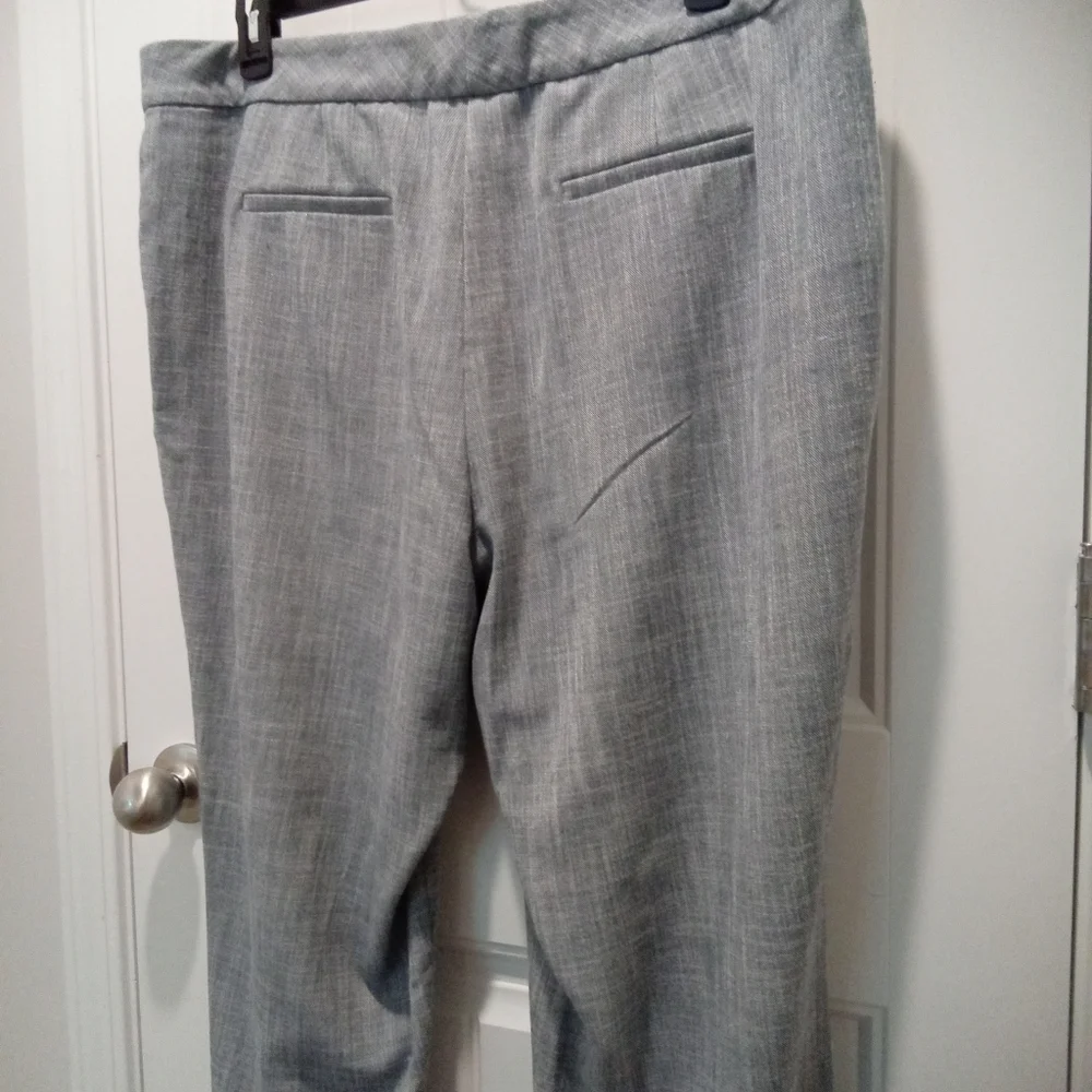 2-$10... Investments Plus Size 18WR Dress Pants Chambray Blue Straight Leg